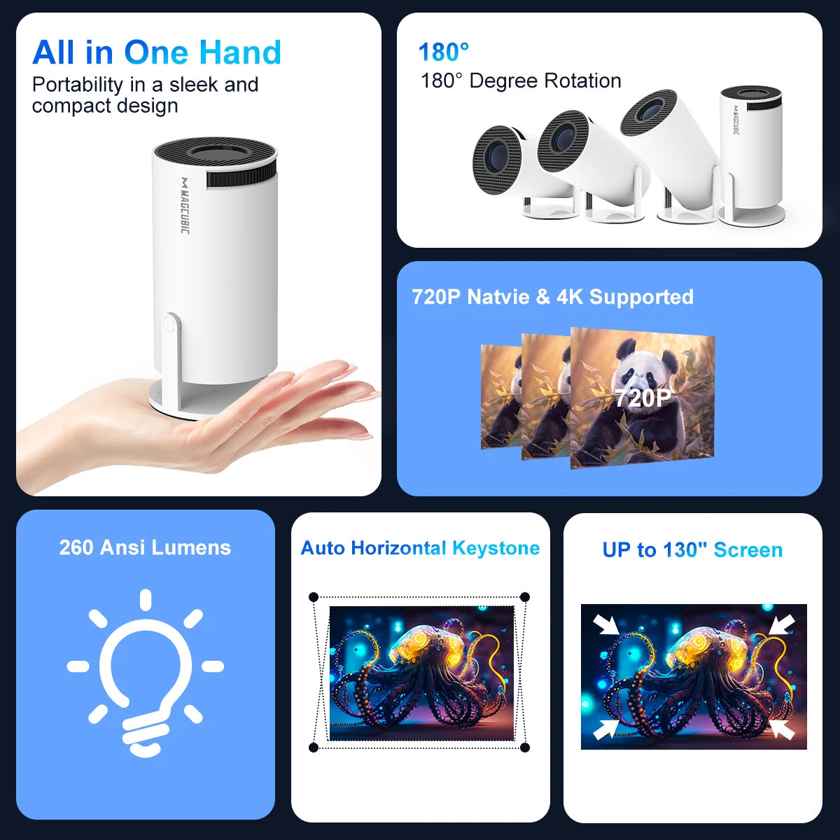 Mini 4K Projector