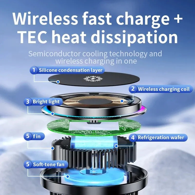 Wireless Cooling Phone Charger